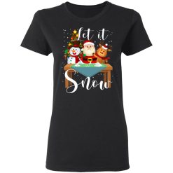 Santa Claus Reindeer Snowman Cocaine Let It Snow T-Shirts, Hoodies, Long Sleeve 33