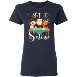 Santa Claus Reindeer Snowman Cocaine Let It Snow T-Shirts, Hoodies, Long Sleeve 37