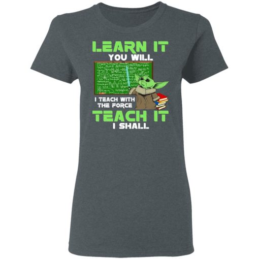Baby Yoda Learn It You Will Teach It I Shall T-Shirts, Hoodies, Long Sleeve 12