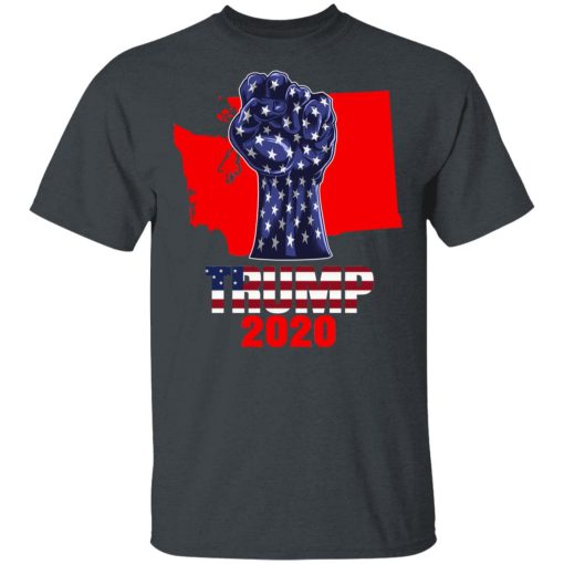 Washington For President Donald Trump 2020 Election Us Flag T-Shirts, Hoodies, Long Sleeve 3
