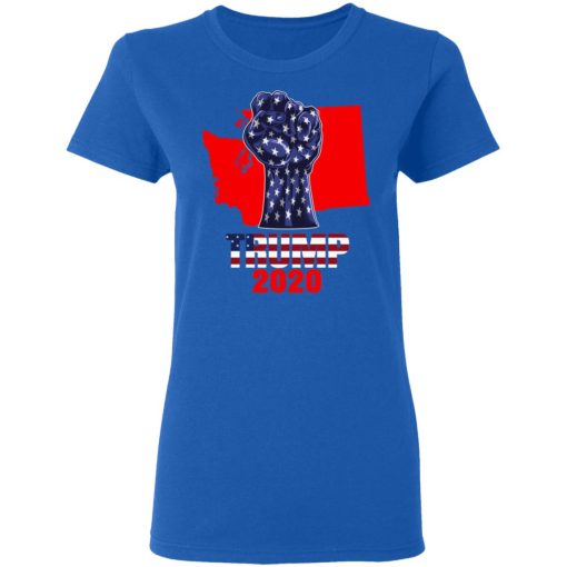 Washington For President Donald Trump 2020 Election Us Flag T-Shirts, Hoodies, Long Sleeve 15