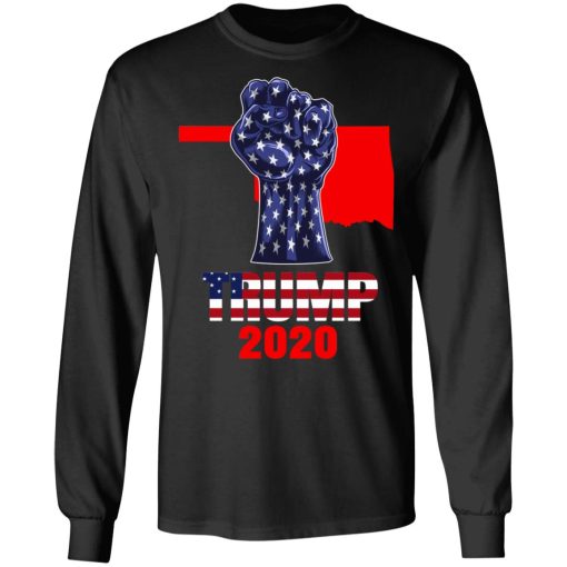 Oklahoma For President Donald Trump 2020 Election Us Flag T-Shirts, Hoodies, Long Sleeve 17