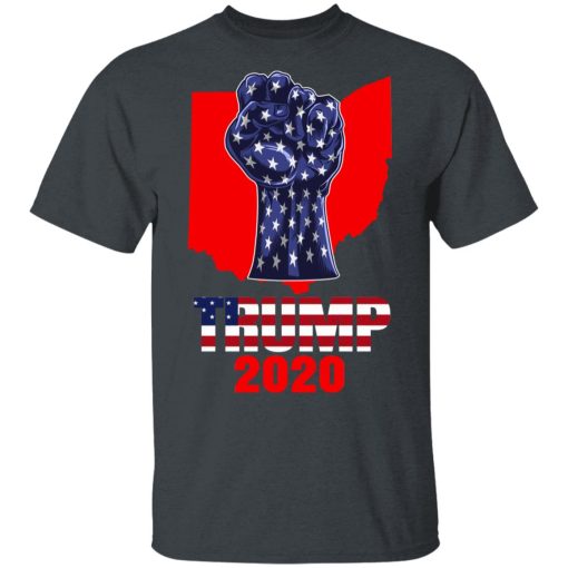 Ohio For President Donald Trump 2020 Election Us Flag T-Shirts, Hoodies, Long Sleeve 7