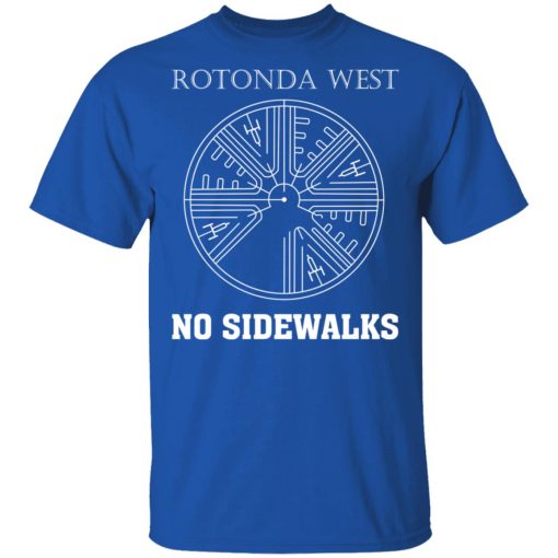 Rotonda West, No Sidewalks T-Shirt 4