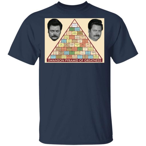 Swanson Pyramid of Greatness T-Shirt 2