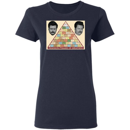 Swanson Pyramid of Greatness Women T-Shirt 2