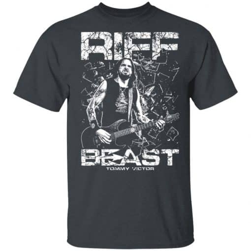Tommy Victor Prong Riff Beast T-Shirt Dark Heather