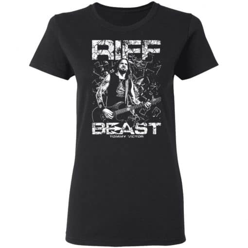 Tommy Victor Prong Riff Beast Women T-Shirt Black