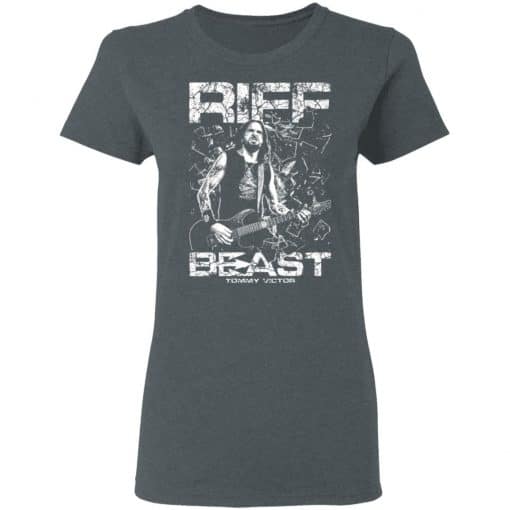 Tommy Victor Prong Riff Beast Women T-Shirt Dark Heather