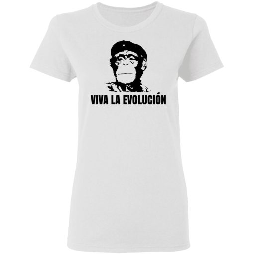 Viva La Evolucion Che Guevara Funny Women T-Shirt 2