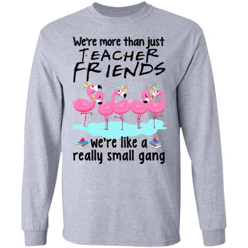 We're More Than Just Teacher Friends Flamingo Long Sleeve