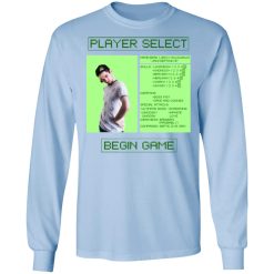 Jacksepticeye Player Select Begin Game T-Shirts, Hoodies, Long Sleeve 40