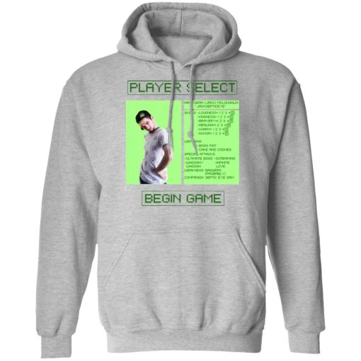 Jacksepticeye Player Select Begin Game T-Shirts, Hoodies, Long Sleeve 20