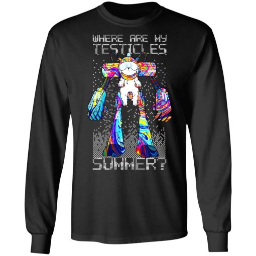 Where Are My Testicles Summer Rick And Morty T-Shirts, Hoodies, Long Sleeve 17