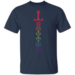 Rainbow Dice Sword LGBT Tabletop RPG Gaming T-Shirts, Hoodies, Long Sleeve 30