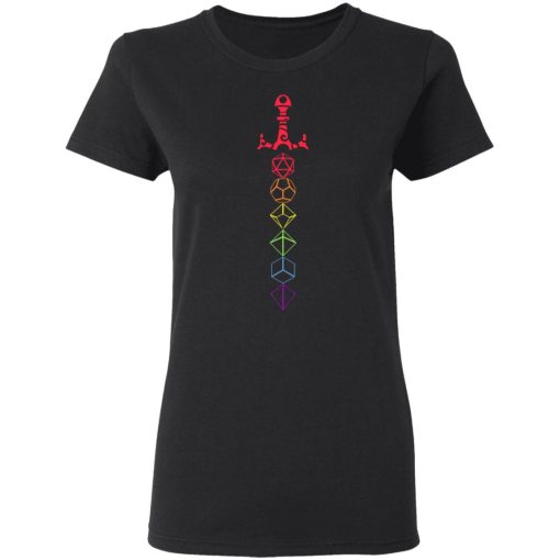 Rainbow Dice Sword LGBT Tabletop RPG Gaming T-Shirts, Hoodies, Long Sleeve 9