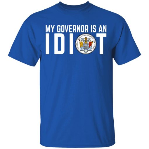 My Governor Is An Idiot New Jersey Seal T-Shirts, Hoodies, Long Sleeve 7
