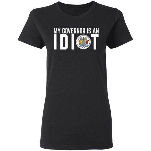 My Governor Is An Idiot New Jersey Seal T-Shirts, Hoodies, Long Sleeve 9
