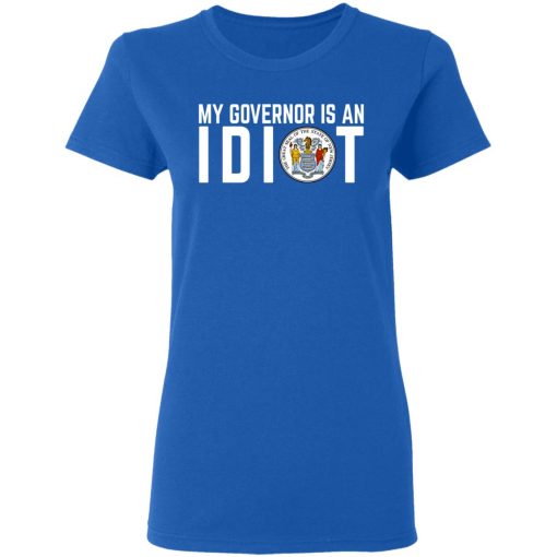 My Governor Is An Idiot New Jersey Seal T-Shirts, Hoodies, Long Sleeve 15