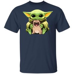 Baby Yoda Hug Pug Dog T-Shirts, Hoodies, Long Sleeve 31