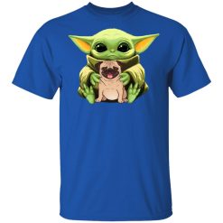 Baby Yoda Hug Pug Dog T-Shirts, Hoodies, Long Sleeve 32