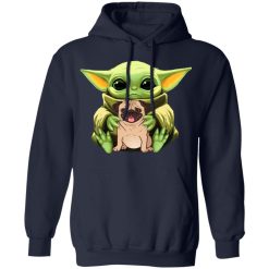 Baby Yoda Hug Pug Dog T-Shirts, Hoodies, Long Sleeve 47