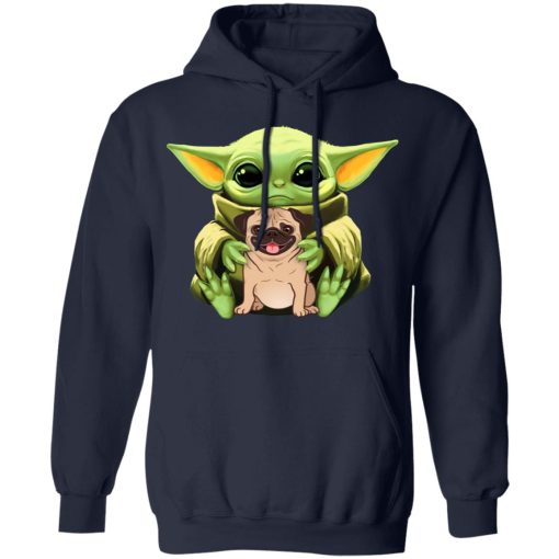 Baby Yoda Hug Pug Dog T-Shirts, Hoodies, Long Sleeve 23