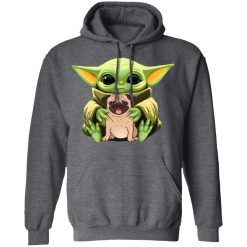 Baby Yoda Hug Pug Dog T-Shirts, Hoodies, Long Sleeve 49