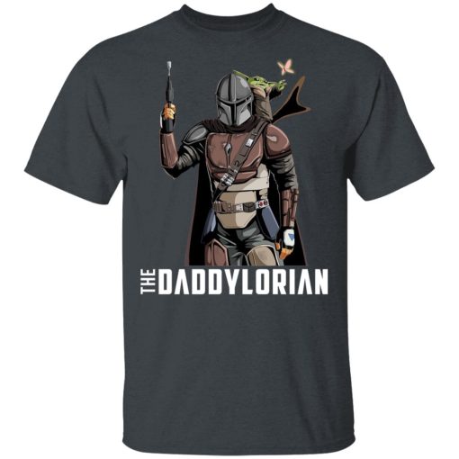 The Daddylorian Daddy Baby Yoda Mandalorian T-Shirts, Hoodies, Long Sleeve 3