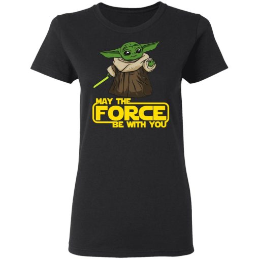 Baby Yoda May The Force Be With You T-Shirts, Hoodies, Long Sleeve 10