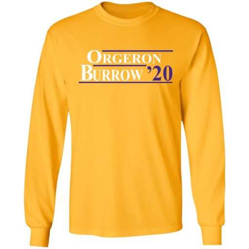 Orgeron Burrow 2020 T-Shirts, Hoodies, Long Sleeve 5