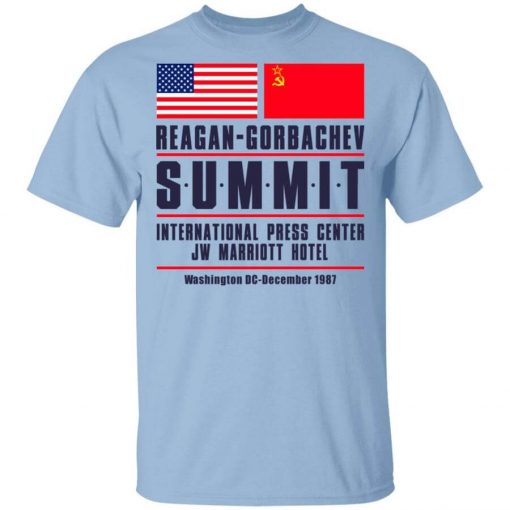Reagan-Gorbachev Summit International Press Center Jw Marriot Hotel T-Shirt