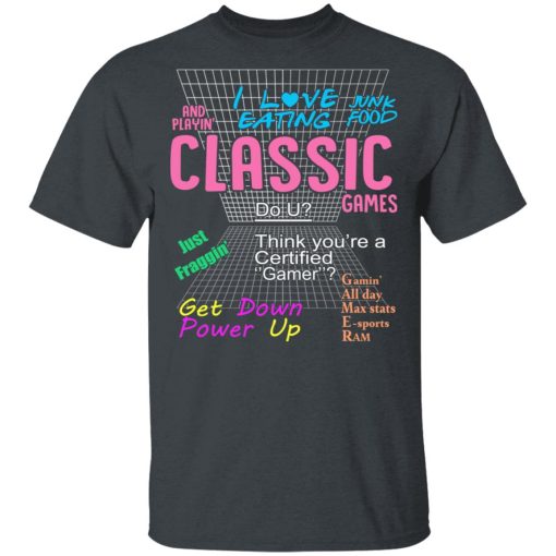 I Love Eating Classic Games T-Shirts, Hoodies, Long Sleeve 3