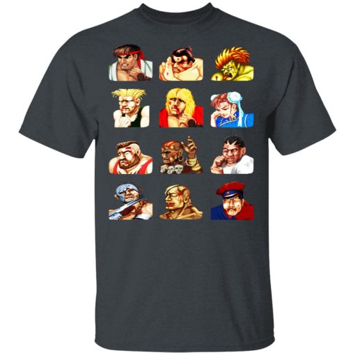 Street Fighter 2 Continue Faces T-Shirts, Hoodies, Long Sleeve 3