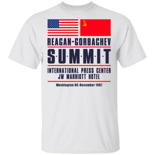 Reagan-Gorbachev Summit International Press Center Jw Marriot Hotel T-Shirts, Hoodies, Long Sleeve 3