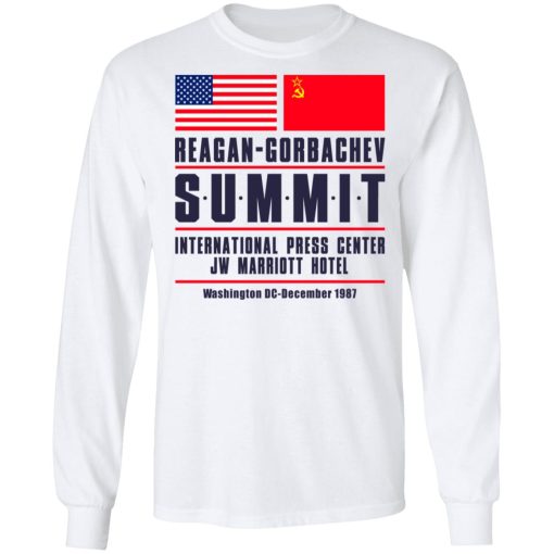 Reagan-Gorbachev Summit International Press Center Jw Marriot Hotel T-Shirts, Hoodies, Long Sleeve 15