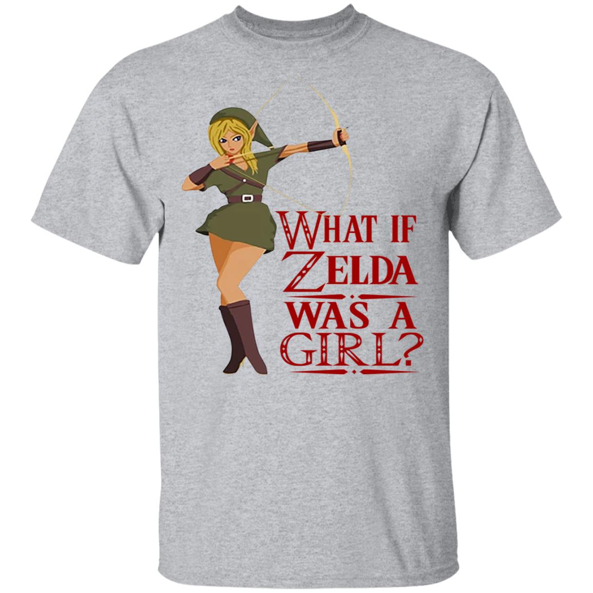 Monopol Forbyde Brød What If Zelda Was A Girl T-Shirts, Hoodies, Long Sleeve