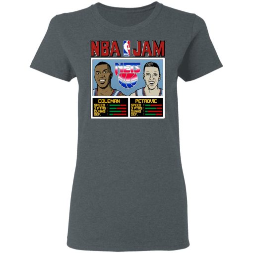 NBA Jam Nets Coleman And Petrovic T-Shirts, Hoodies, Long Sleeve 11