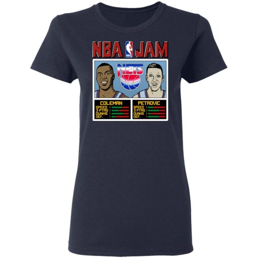 NBA Jam Nets Coleman And Petrovic T-Shirts, Hoodies, Long Sleeve 13