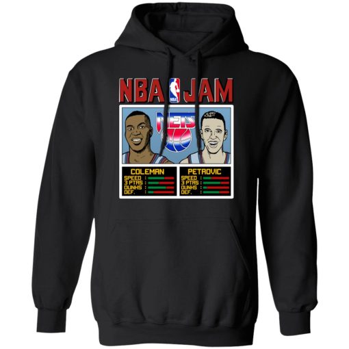 NBA Jam Nets Coleman And Petrovic T-Shirts, Hoodies, Long Sleeve 19