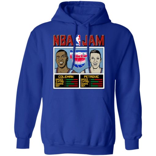 NBA Jam Nets Coleman And Petrovic T-Shirts, Hoodies, Long Sleeve 23