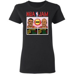 NBA Jam Rockets Olajuwon And Drexler T-Shirts, Hoodies, Long Sleeve 34