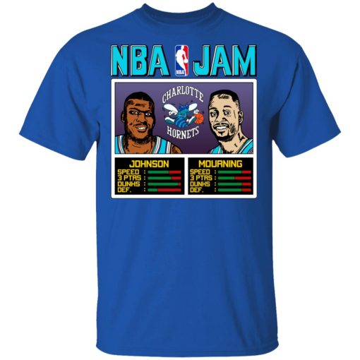 NBA Jam Hornets Johnson And Mourning T-Shirts, Hoodies, Long Sleeve 5