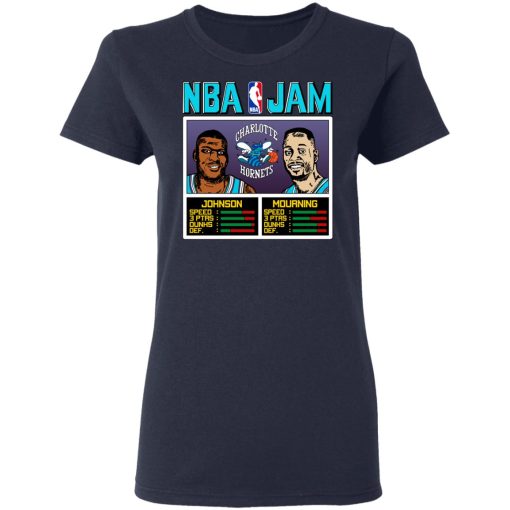 NBA Jam Hornets Johnson And Mourning T-Shirts, Hoodies, Long Sleeve 11