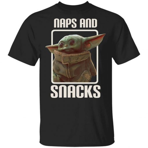 Baby Yoda Naps And Snacks T-Shirt
