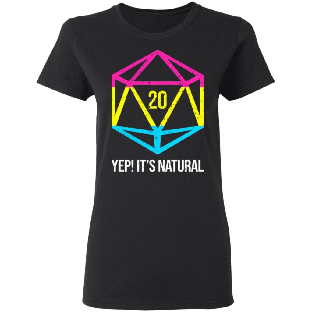 It's Natural 20 Pansexual Flag Pride LGBT Right Saying T-Shirts ...