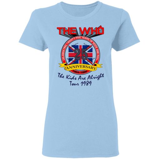 The Who 25 Anniversary The Kids Are Alright Tour 1989 T-Shirts, Hoodies, Long Sleeve 7