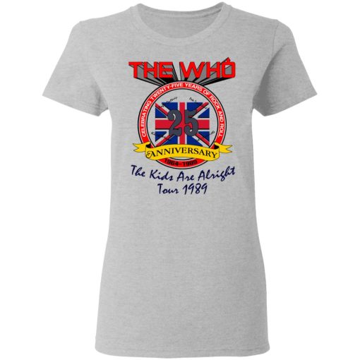 The Who 25 Anniversary The Kids Are Alright Tour 1989 T-Shirts, Hoodies, Long Sleeve 11