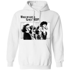 While My Guitar Gently Meeps Guitar Lovers T-Shirts, Hoodies, Long Sleeve 43