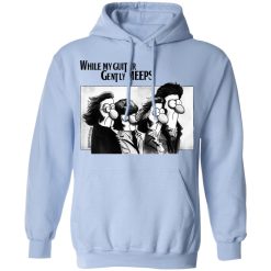 While My Guitar Gently Meeps Guitar Lovers T-Shirts, Hoodies, Long Sleeve 45
